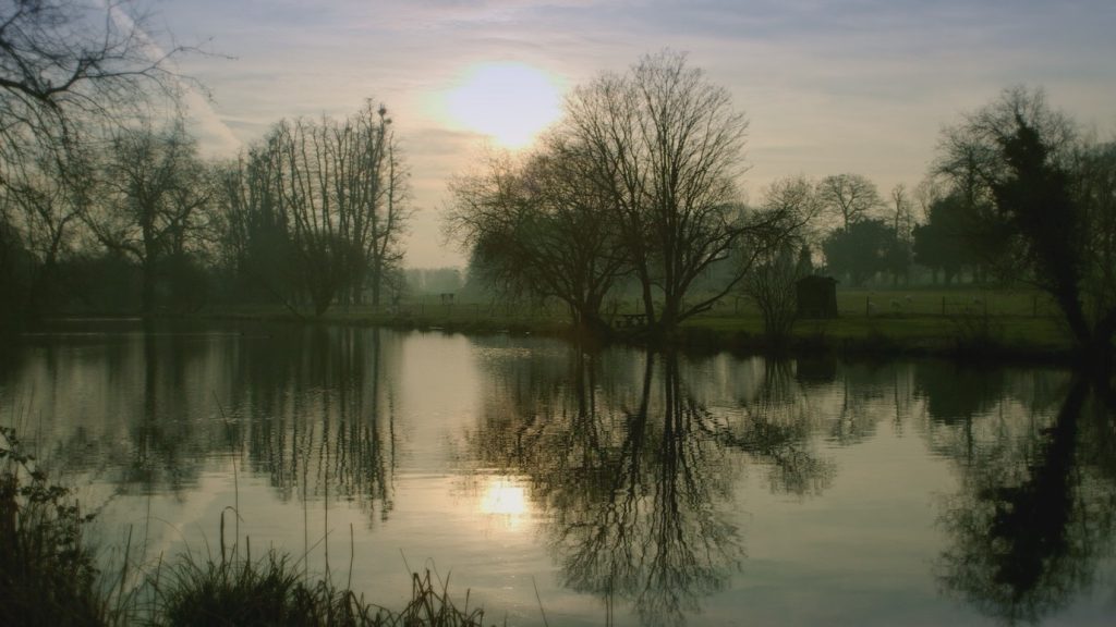 One of Avington's 3 lakes